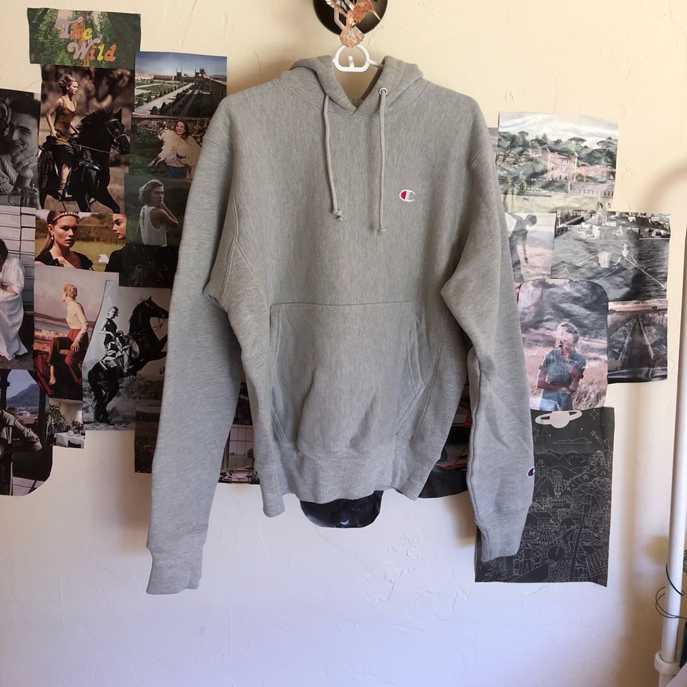 🏆CHAMPION🏆 grey hoodie NWOT